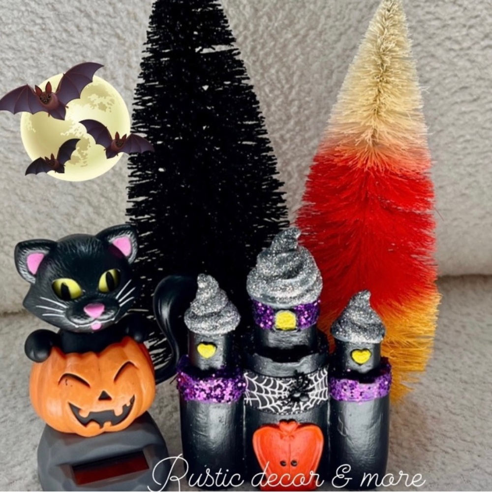 Fairy Garden Halloween haunted castle for your tier trays